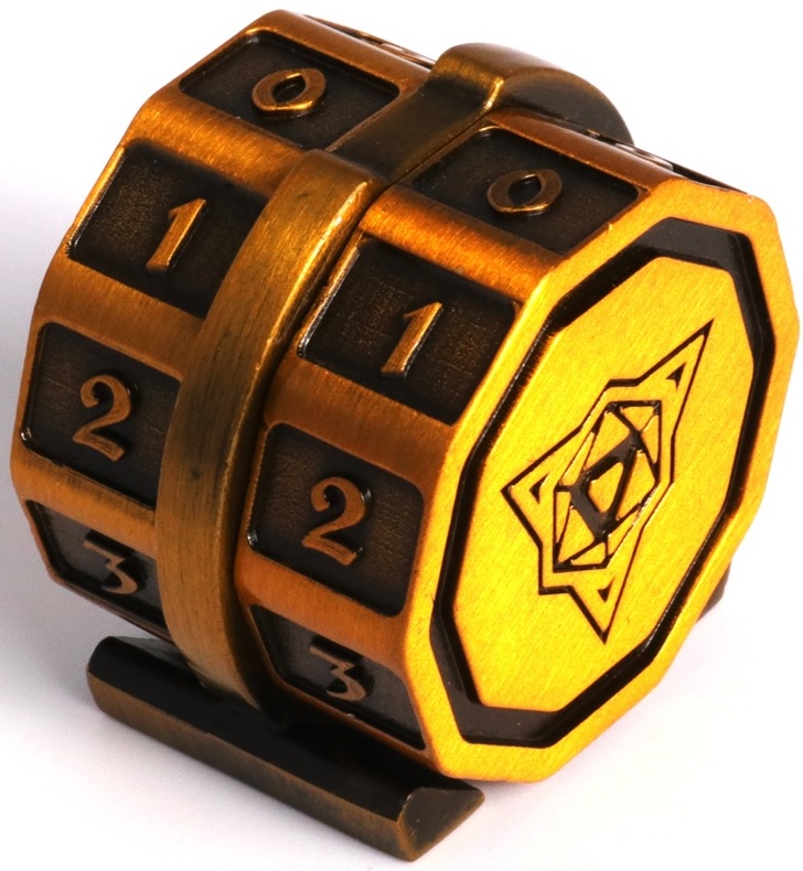 LifeLink Counter V2 - Battleworn Gold